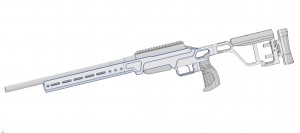 Алюминиевое ложе шасси для Baikal 145 Лось