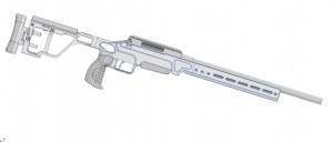 Алюминиевое ложе шасси для Baikal 145 Лось